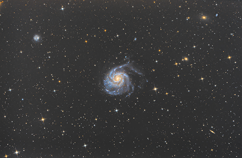 NGC5457 (M101) Pinwheel-Galaxy Â© 2022 by Tobias Wittmann Â· wittinobi